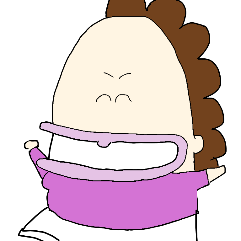 あたしンち母のイラスト（自作）