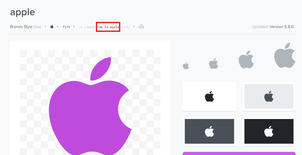 アイコン画像詳細ページ